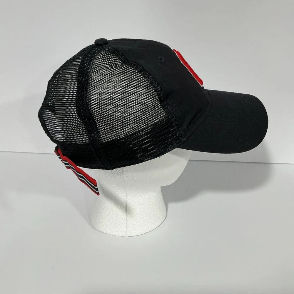 CLEVELAND GUARDIANS New Era Blue Mesh Trucker Hat, MLB Baseball, Women's New Cap